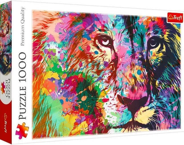 Puzzle 1000 piese Leu colorat