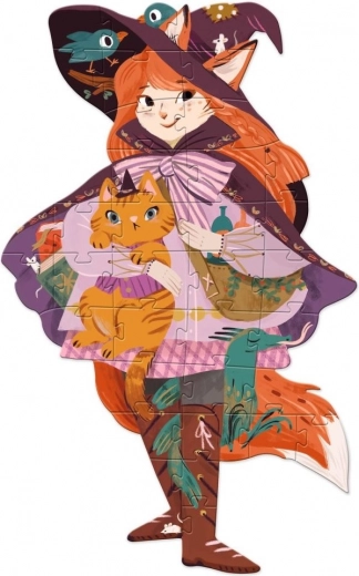 Djeco puzzle gigantic Vrăjitoarea Lily