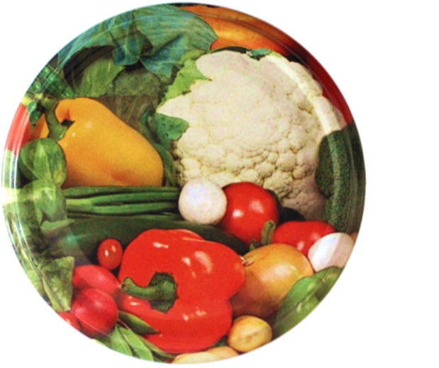 Capace pentru conservare fi 82 cu motiv de conopidă, 100 buc