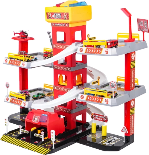 Parcare pe trei niveluri cu lift