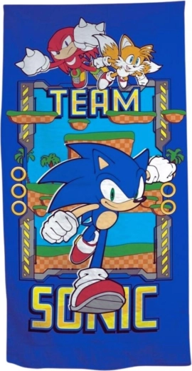 Prosop de plajă Sonic - 1 bucată