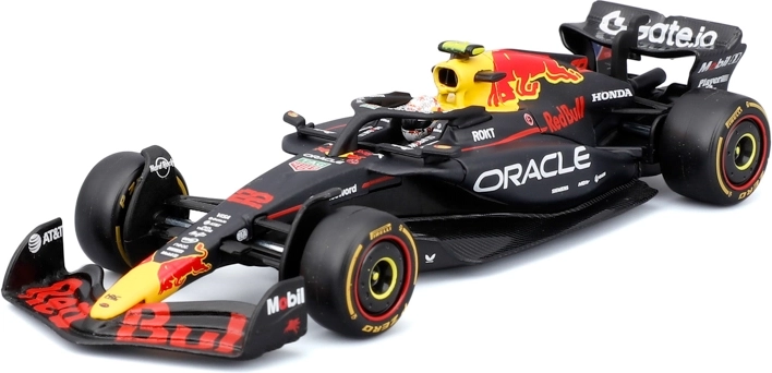 Model Bburago F1 Oracle Red Bull Racing RB21 2025 Yuki Tsunoda 1:43 în cutie acrilică
