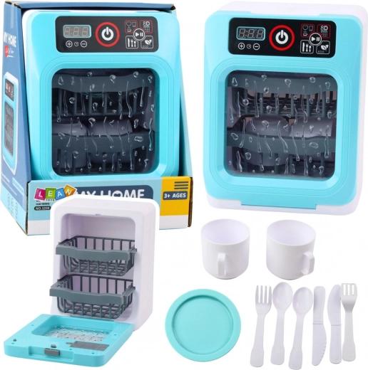 Mașină de spălat vase pentru copii albastră