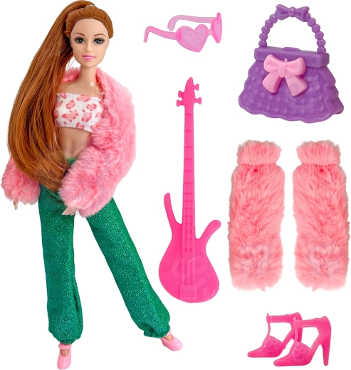 Articulații mobile și păr lung pentru joc realist