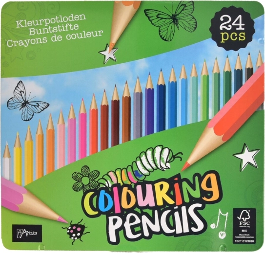 Set de creioane colorate 24 buc., 18 cm