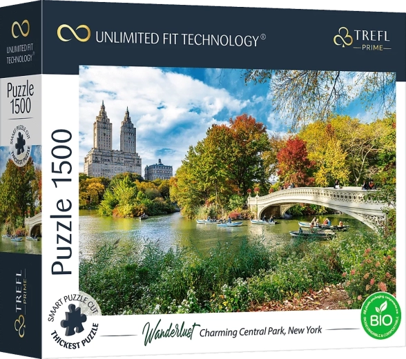 Puzzle TREFL UFT Wanderlust: Fermecătorul Central Park, New York – 1500 piese