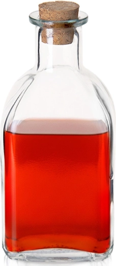 Sticlă din sticlă cu dop de plută 270 ml