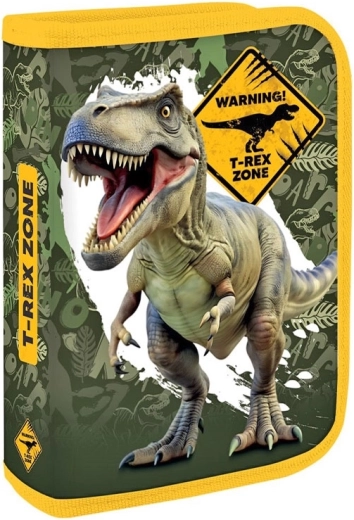 Penar școlar gol cu un singur compartiment T-Rex - 1 bucată