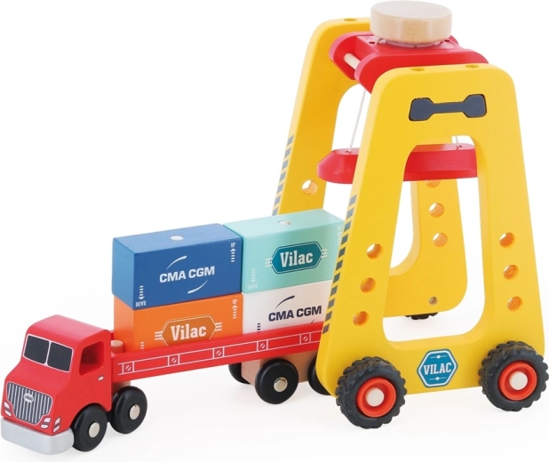 Camion și 4 containere magnetice în pachet