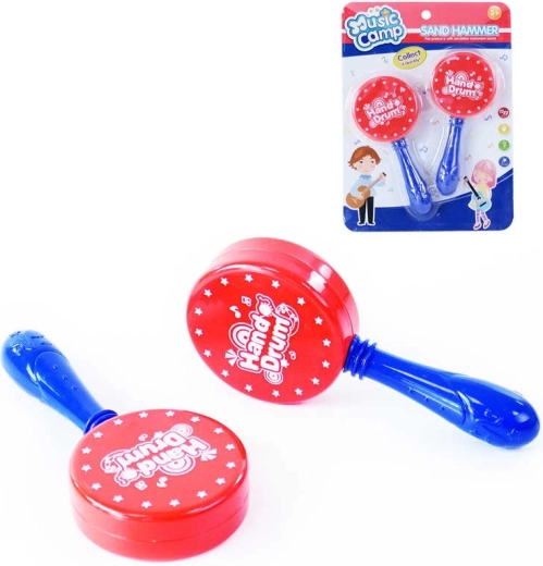 Maracas pentru copii din plastic moale, set de 2 bucăți