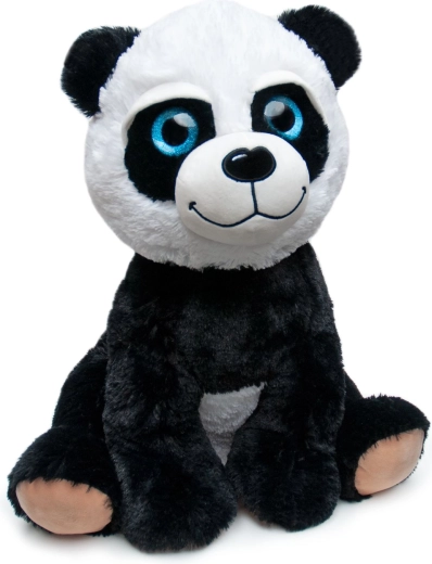 Panda de pluș cu ochi albaștri sclipitori 50 cm