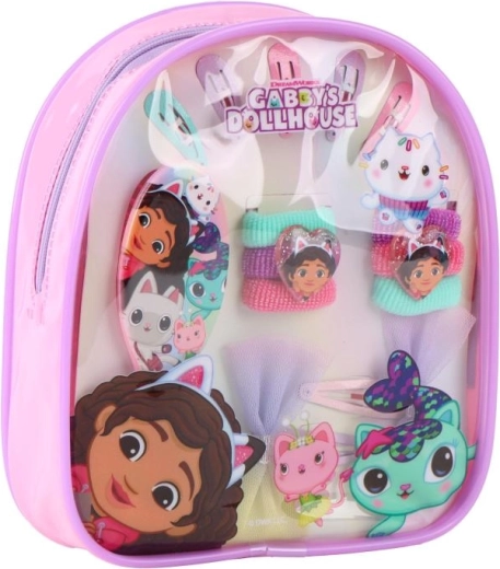 Set de accesorii pentru păr GABBY DOLL'S HOUSE în rucsăcel