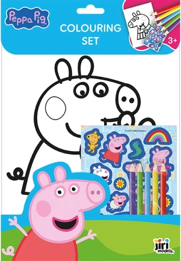 Set de colorat Purcelușa Peppa