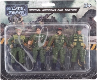 Set de soldați din plastic 10 cm