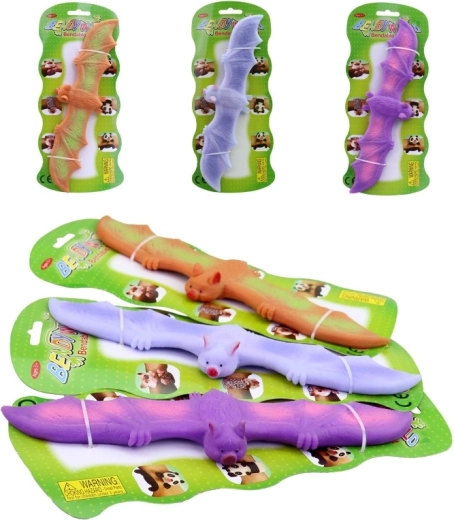 Fidget liliac flexibil – jucărie din cauciuc 25 cm