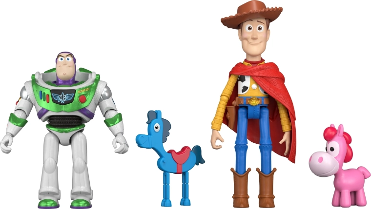 Woody și Buzz la scara PlayScale