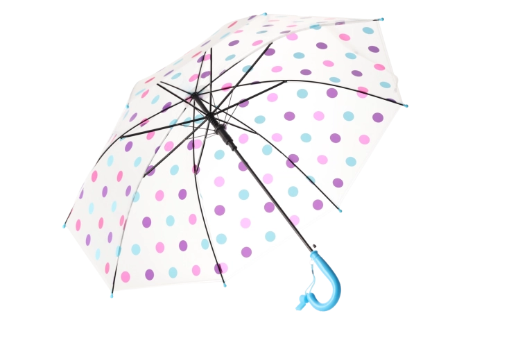 Design transparent cu buline colorate