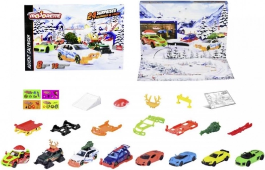 Majorette calendar advent 2024 cu mașinuțe 1:64