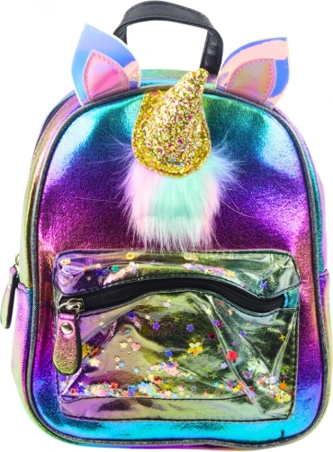 Rucsac pentru copii Curcubeu cu corn de unicorn
