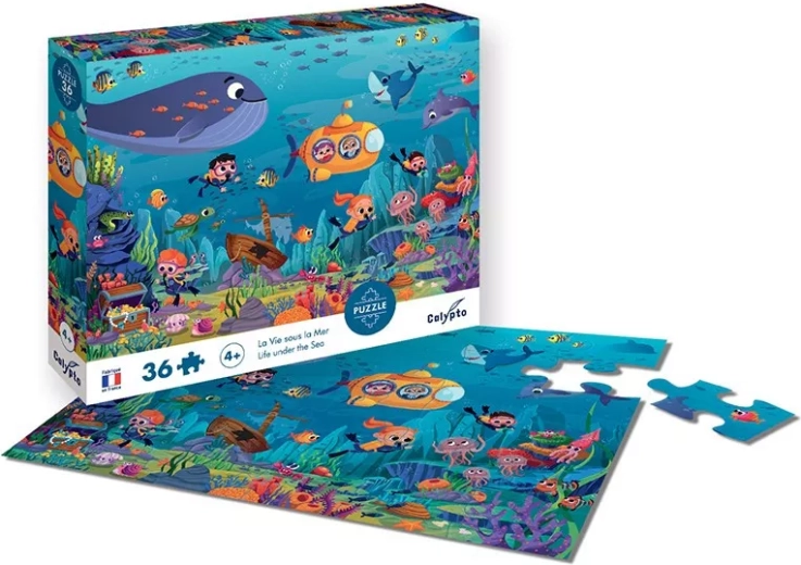 Puzzle Sentosphere Viața sub mare 36 de piese