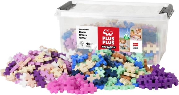 Set de construit Plus-Plus BIG Bloom, Breeze, Sclipici 400 piese