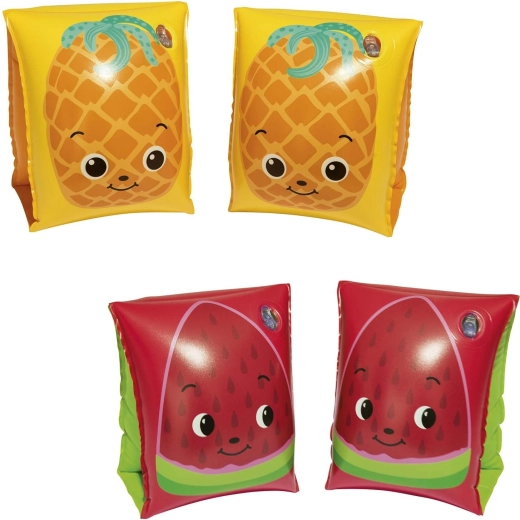 Mâneci de înot gonflabile pentru copii BESTWAY fructe – pepene/ananás 23 × 15 cm