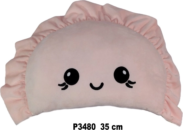 Punguță cadou tip pieróg, roz, 35 cm