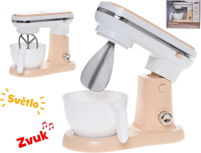 Robot de bucătărie pentru copii cu efecte luminoase și sonore 16,5 cm