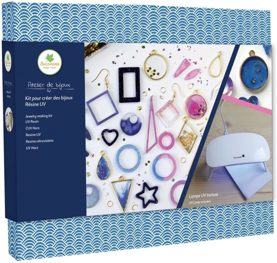 Atelier de bijuterii – set pentru bijuterii din rășină UV