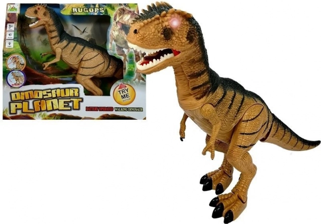 Dinozaur interactiv RUGOPS cu mișcare, sunete și lumini