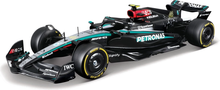 Mercedes-AMG Petronas W15 (2024) autentic la scara 1:24