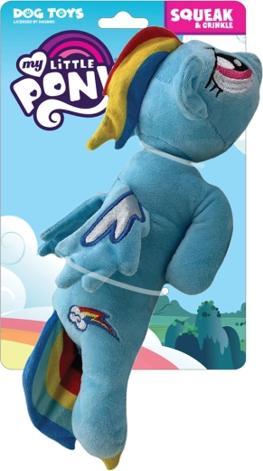 Jucărie de pluș pentru câini My Little Pony Rainbow Dash 33 cm