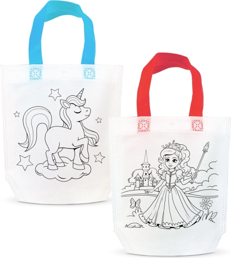 Sac cadou de colorat cu 4 markere - 1 bucată