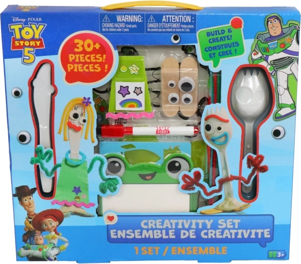 Disney Pixar Toy Story 5 set creativ pentru realizarea figurinelor Forky și Karen Beverly