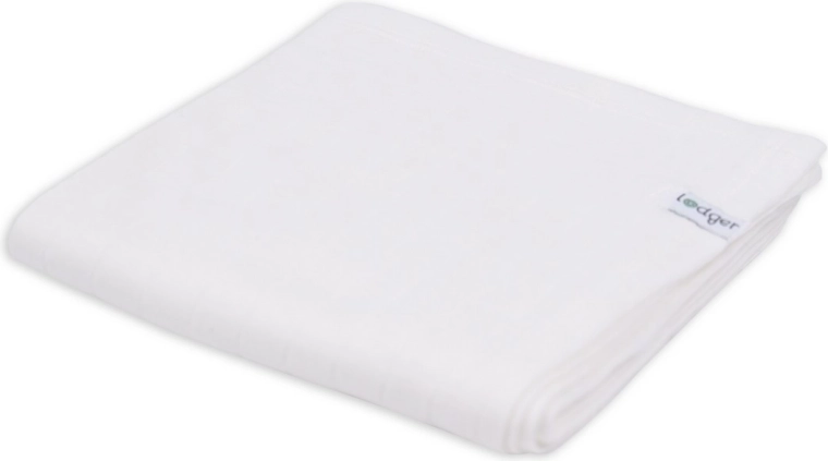 Swaddler Lodger din bumbac organic Solid Cloud Dancer 70 × 70 cm - 1 bucată