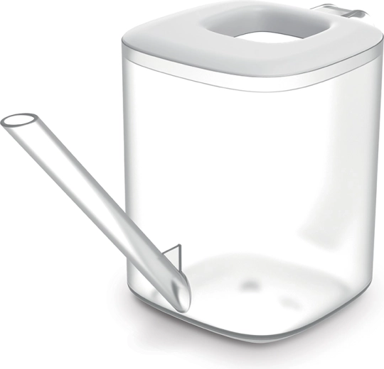 Stropitoare Tubi 1 l transparentă/albă