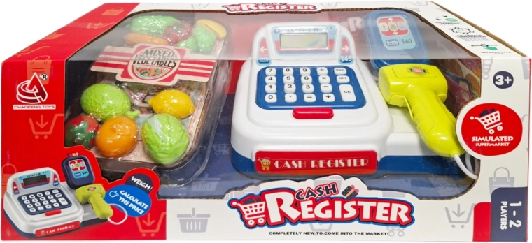 Casă de marcat pentru copii cu scanner și accesorii