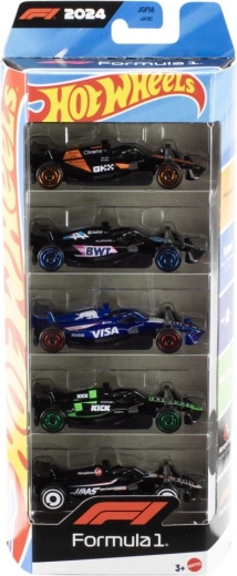 Hot Wheels Formula 1 – set de 5 mașinuțe metalice 1:64