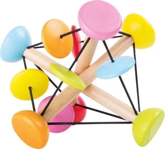 Puzzle colorat din lemn Small Foot