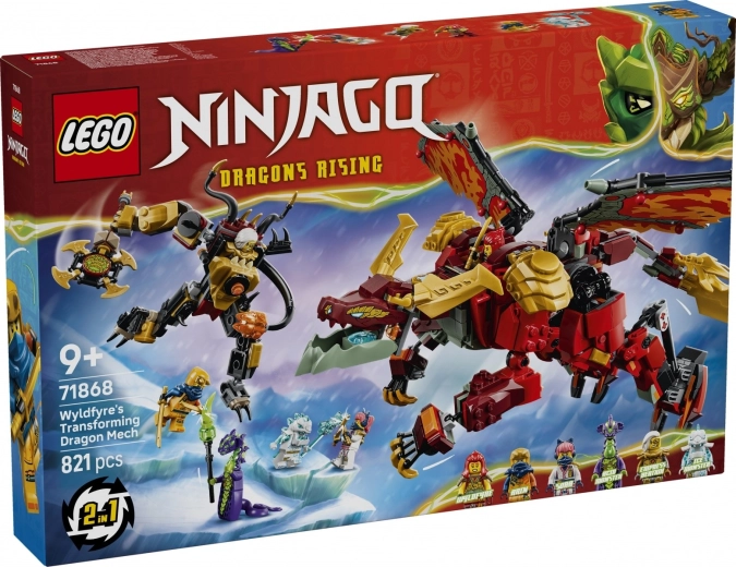 LEGO NINJAGO mech dragon transformabil Wyldfyre