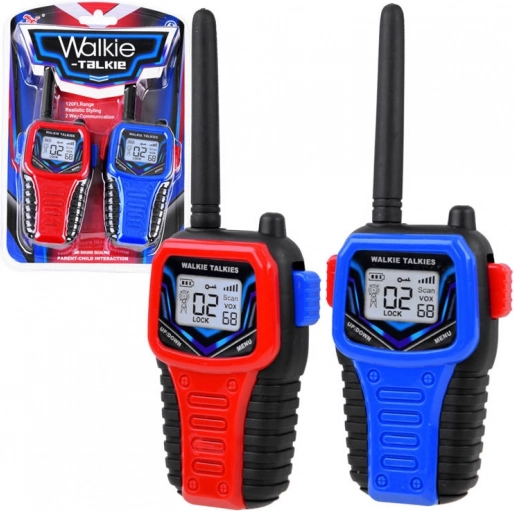 Set de walkie-talkie pentru copii cu rază de acțiune de până la 35 m (2 buc.)
