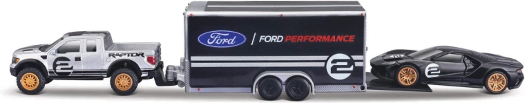 Maisto Design Team Haulers Ford F-150 SVT Raptor și Ford GT Heritage 1:64