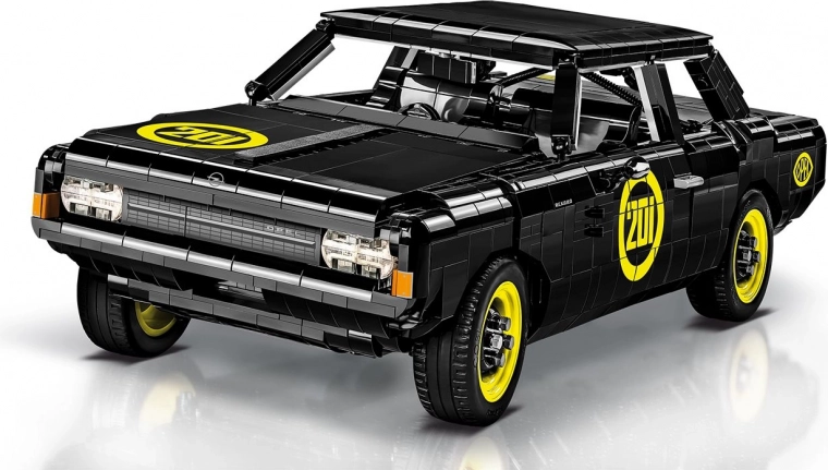 Opel Rekord C Schwarze Witwe set de construcție 1:12 de la COBI