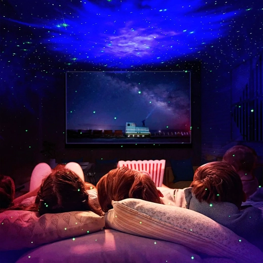 8 moduri de proiecție și luminozitate ajustabilă