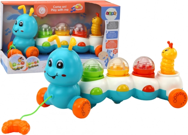 Omidă colorată de tras cu lumini și sunete