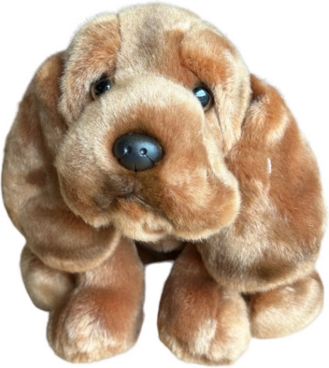 Câine de pluş Sfântul Hubert 28 cm