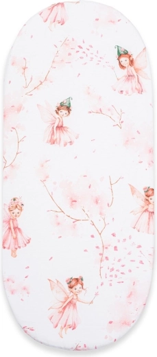 Cearșaf din bumbac pentru cărucior Zâne 35 × 75 cm