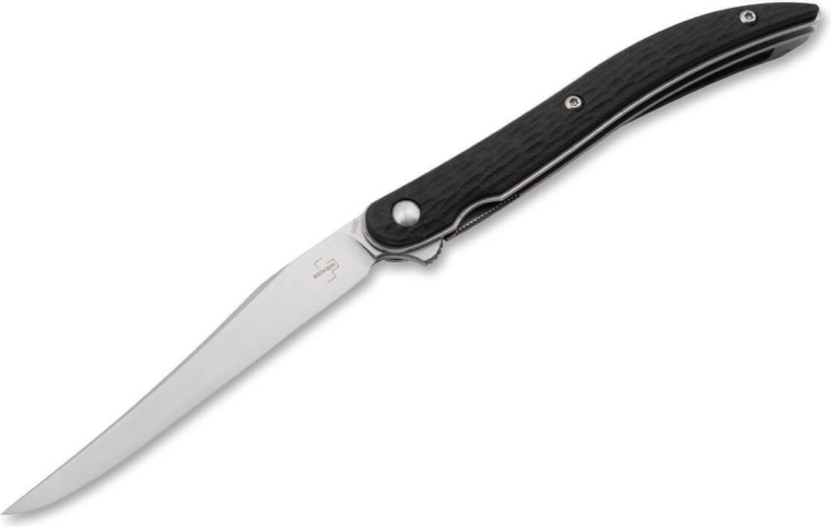 Cuțit de buzunar BÖKER Plus Urban Texas Toothpick, 8,4 cm, G10, negru, cu clip
