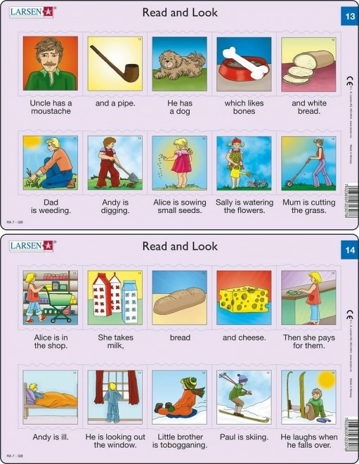 Puzzle engleză – text scurt, 10 piese