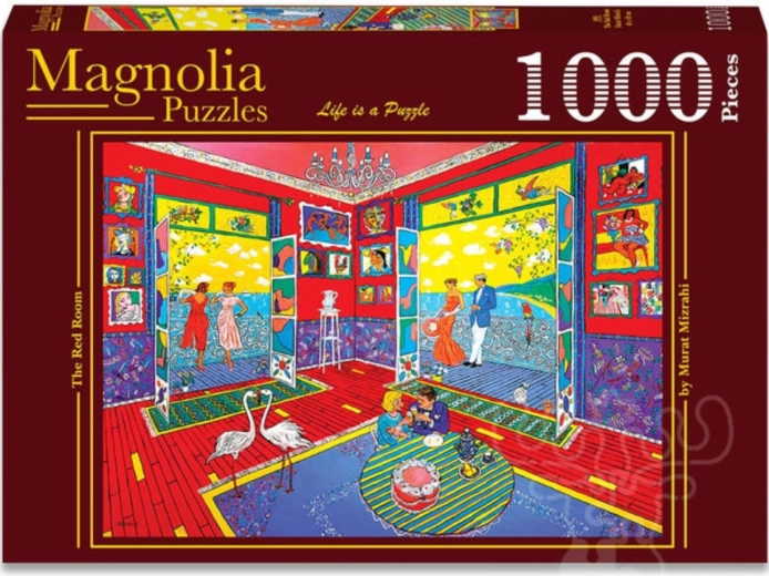 Puzzle Magnolia Camera roșie 1000 de piese